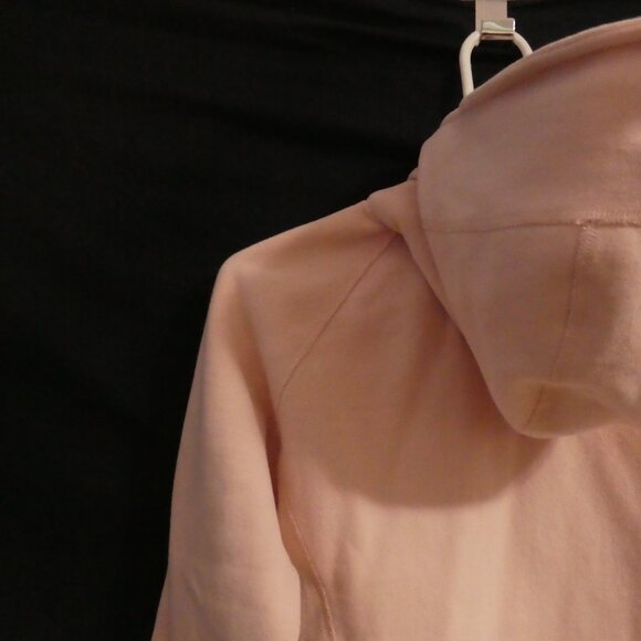 LULULEMON ATHLETICA | 17 pit to pit measured | Classic Pink Scuba Zip-Up Hoodie - Picture 13 of 16